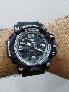 G-Shock CWG-1000 Preto/ Prata 55MM A Prova D'água