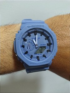 G-Shock GA-2100 Azul 43MM A Prova D'água