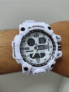 G-Shock Transformers Branco 55MM A Prova D'água