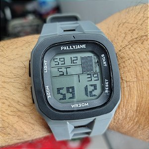 Relógio pallyjane Cinza 46MM A Prova D'água