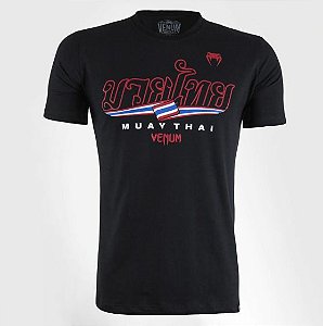 CAMISETA VENUM MUAY THAI FLAG WAVE DARK