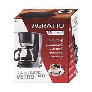 Cafeteira elétrica Vetro 15 xícaras 127V - Agratto