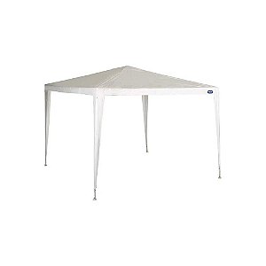 Tenda Gazebo 3m x 3m Em Ráfia Branco Mor