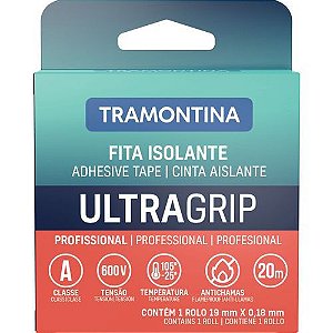 Fita Isolante Preta 19MMX20M - Tramontina