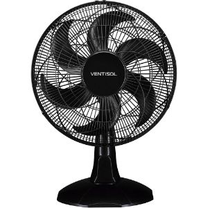 Ventilador Economy Turbo De Mesa 40 cm 6 Lâminas E 3 Velocidades 80W 127V - Ventisol