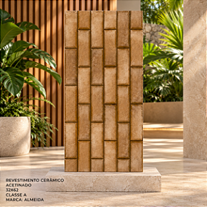 Revestimento Cerâmico Acetinado 32x62cm - Almeida