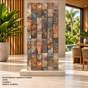 Revestimento cerâmico de parede 32x62cm - Almeida