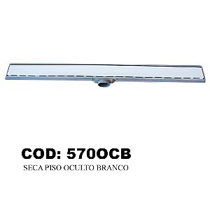 Ralo De Inox Oculto Branco 5x70Cm - Prime Alumínio