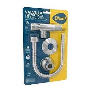 Valvula Para Mictório Temporizada Com Cano e Flexível - Blukit