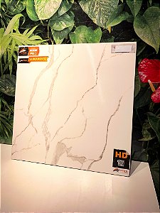 Piso Cerâmico Brilhante 58004 58x58cm Cl: A Marmorizada 2,35M² - Viva