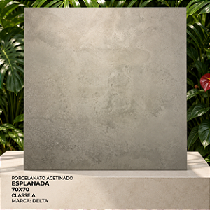 Porcelanato Esplanada Acetinado 70x70 - Delta Porcelanato