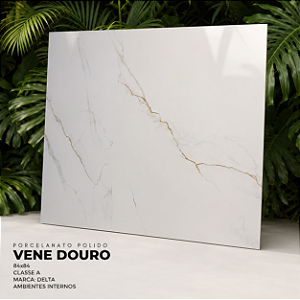 Porcelanato Polido Classe A 84x84 Vene Douro Delta Interno