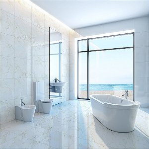 Porcelanato Santorine-73 Polido 73x73Cm CL: A 2,65M² - Delta Porcelanato