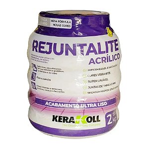 Rejunte Acrílico Cinza Claro 2KG - Kerakoll