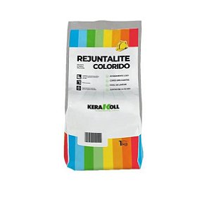 Rejunte Colorido Para Cêramica/Porcelanato Cinza Claro 1KG - Kerakoll
