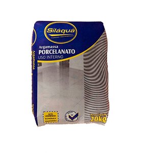 Argamassa Para Porcelanato De Uso Interno 20KG Cinza - Siláqua