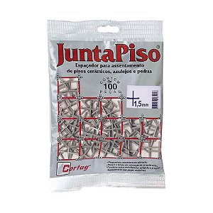 Espaçador Junta Piso 1,50MM Com 100 Peças - Cortag