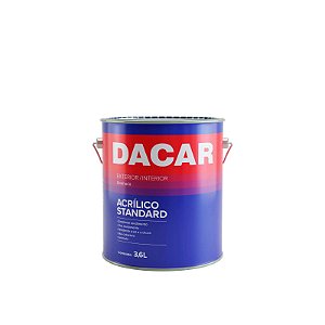 Tinta Acrílica Standard Fosca 3,6l Cromo - Dacar