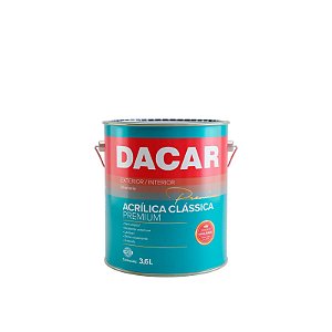 Tinta Clássica Premium Fosco 3,6l Branco Neve - Dacar