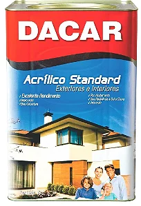 Tinta Acrílica Standard Fosca 18L Cinza Arabesco - Dacar