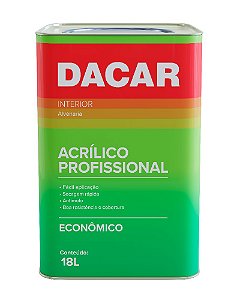 Tinta Acrílica Profissional 18l Verde Piscina - Dacar