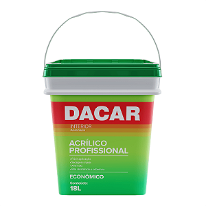 Tinta Acrílica Profissional 18L Branco - Dacar