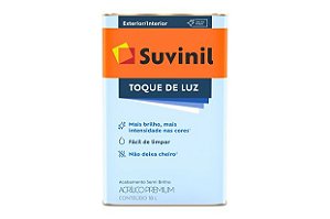 Tinta Acrílica Premium Toque de Luz Semibrilho Branco 18L - Suvinil