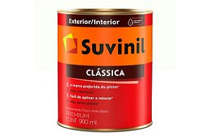 Tinta Acrílica Premium Clássica Fosco Branco Neve 900ml - Suvinil