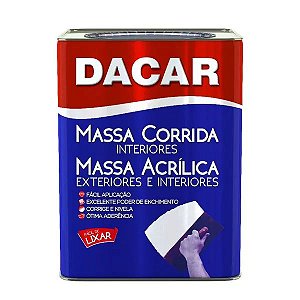 Massa Corrida Balde Eco 24KG - Dacar