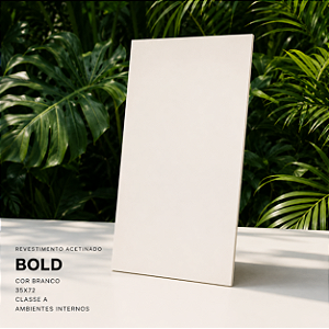 Revestimento Acetinado Branco Bold 35x72 Viva Classe A