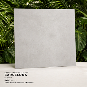 Porcelanato Acetinado Classe A 84x84 Barcelona Delta Interno e Externo
