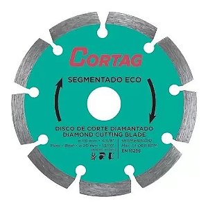 Disco De Corte Diamantado Segmentado ECO 110x20mm - Cortag