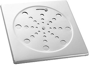 Grelha Quadrada Fechamento Manual 10cm - Blukit