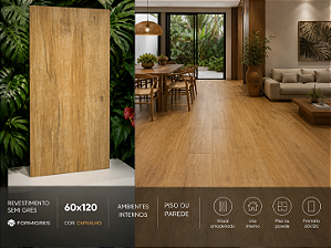 Revestimento Semigres Gran Carvalho Natural 60x120 – Formigres