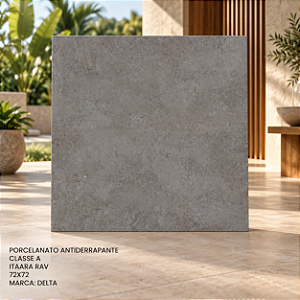 Porcelanato Retificado Externo 73X73 Classe A Itaara Raven - Delta