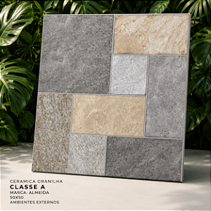 Cerâmica (A) Granilha 50x50 50HDA93 2,03 - Almeida