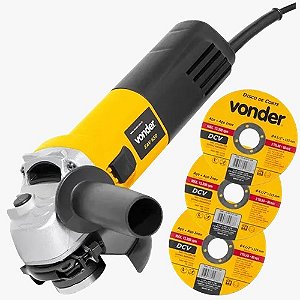 Esmerilhadeira EAV650 3 Discos 127 - 4.1/2" - Vonder