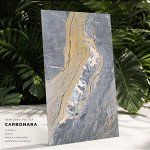 Piso SemiGres Polido Classe A 60x120 Carbonara Formigres