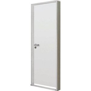 Kit Porta Pronta Branca Prime 60x210  Esquerda - Portas Bento