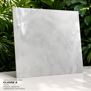 Cerâmica Polida Classe A 74x74 Incefra