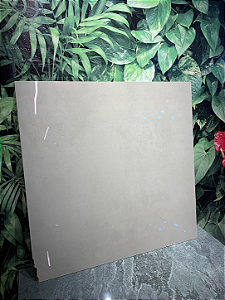 Piso Ceramica Polido Retificado 74x74 Incefra Cinza