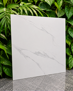 Piso Semigres Acetinado 53x53 Cimento Claro