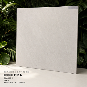 Piso Cerâmico Dry Tech Classe A 74x74 Incefra