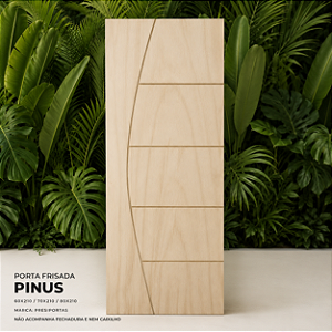 Porta Frisada de Pinus Presiportas