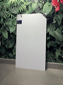 Ceramica Branco Neve Acetinado Retificado 56x100 Classe A - Idealle