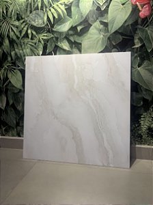 Porcelanato SANTORINI GREY Acetinado Retificado 81x81 Classe A - GAUDI PORCELANATO