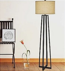 Abajur Luminária de Piso/Chão Estilo Industrial