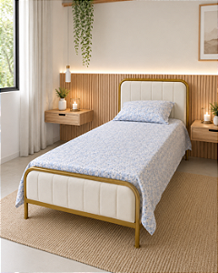 Cama de Solteiro Estofada 88x1,88