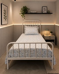 Cama Diana Solteirão de Ferro para Colchão 203x96