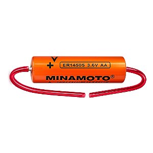 Bateria Minamoto ER14505 AA 3,6v 2500mah Lithium com terminal